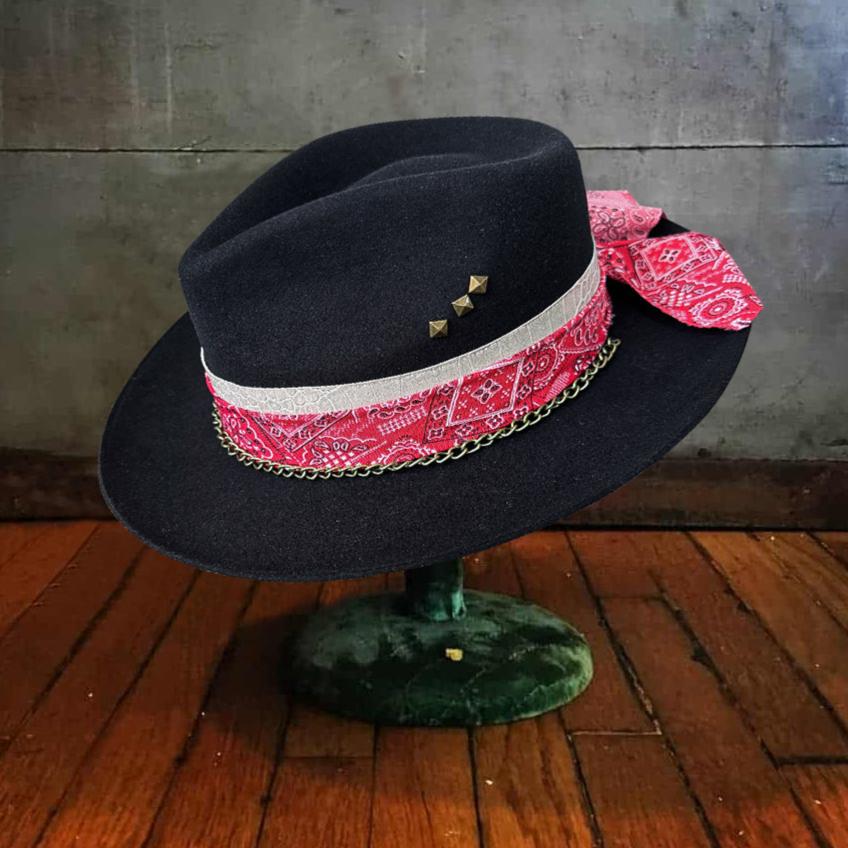 Vintage Fedora Felt(Includes All The Accessories)