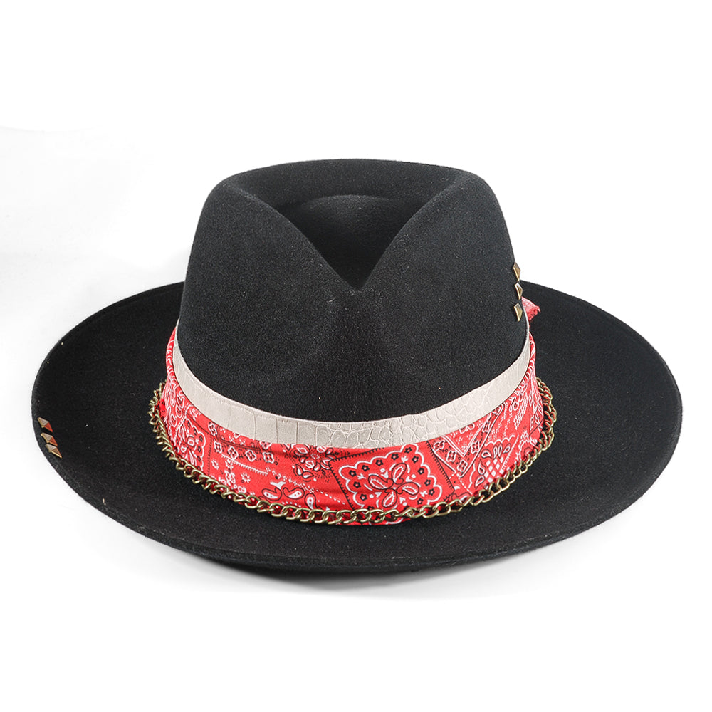 Vintage Fedora Felt(Includes All The Accessories)