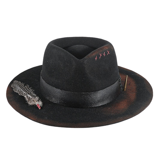 Vintage Fedora Felt(Includes All The Accessories)