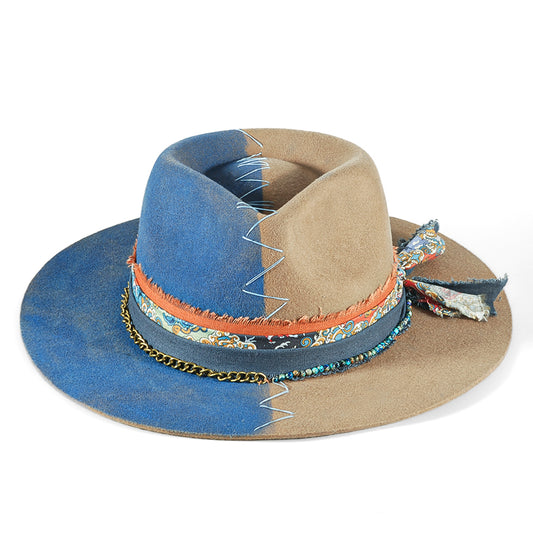 Vintage Fedora Felt(Includes All The Accessories)