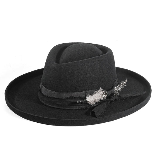 Otraland Vintage Fedora Felt(Includes All The Accessories)