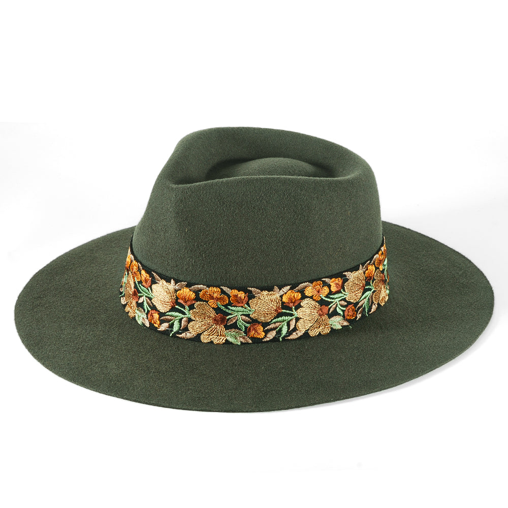 Vintage Fedora Felt(Includes All The Accessories)