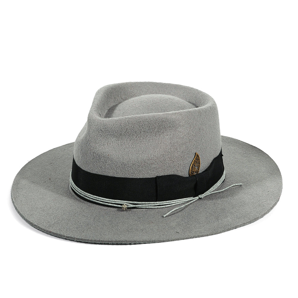 Fedora Felt Hat-Gray