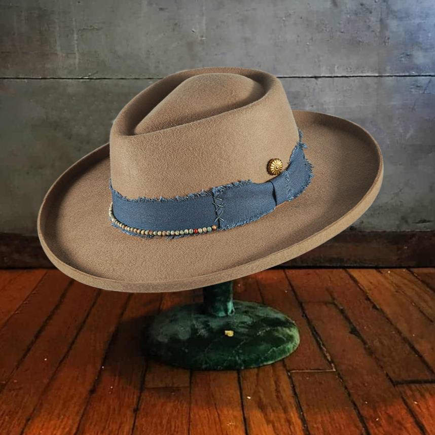 Vintage Fedora Felt(Includes All The Accessories)