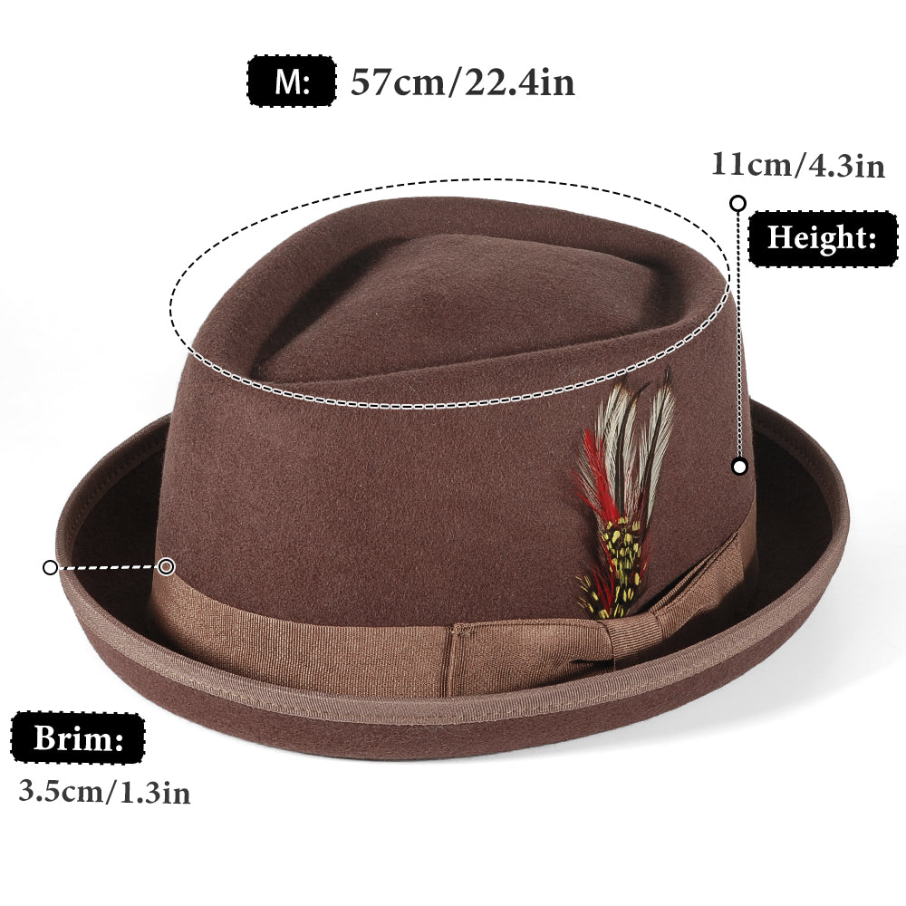 Trilby Fedora Hat