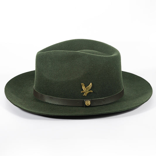 Fedora Felt Hat-Green