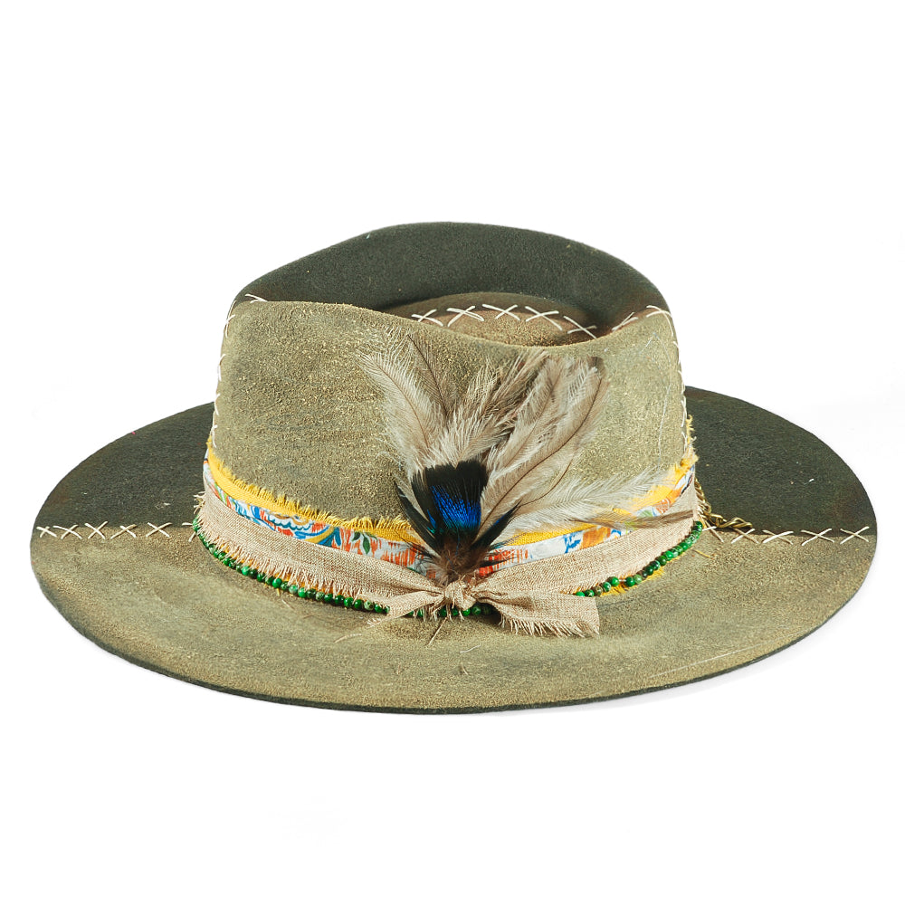 Vintage Fedora Felt(Includes All The Accessories)