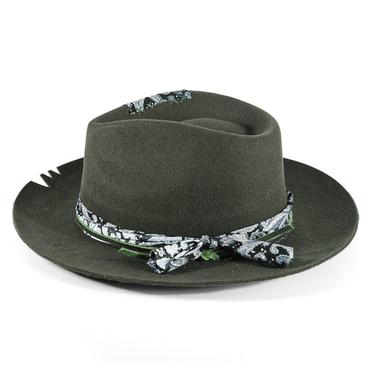 Vintage Fedora Felt(Includes All The Accessories)