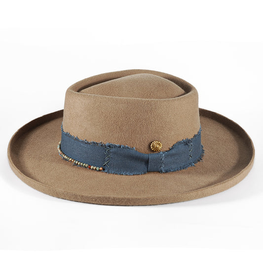 Vintage Fedora Felt(Includes All The Accessories)