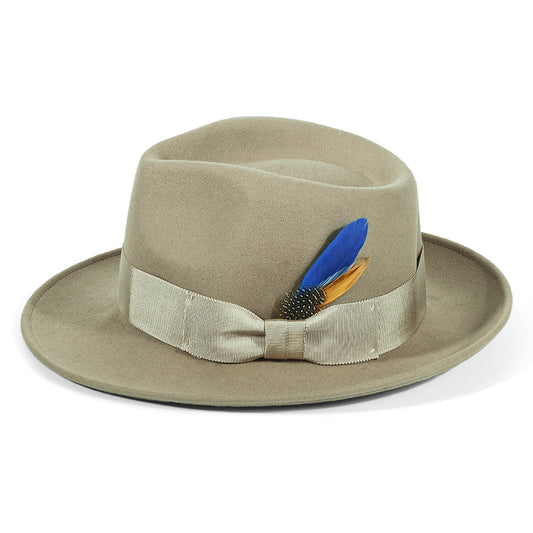 Fedora Felt-Grayish Green