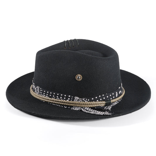 Vintage Fedora Felt(Includes All The Accessories)