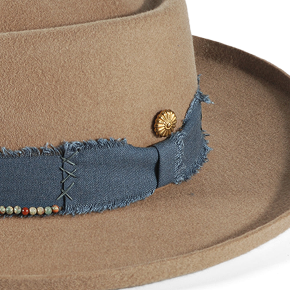 Vintage Fedora Felt(Includes All The Accessories)