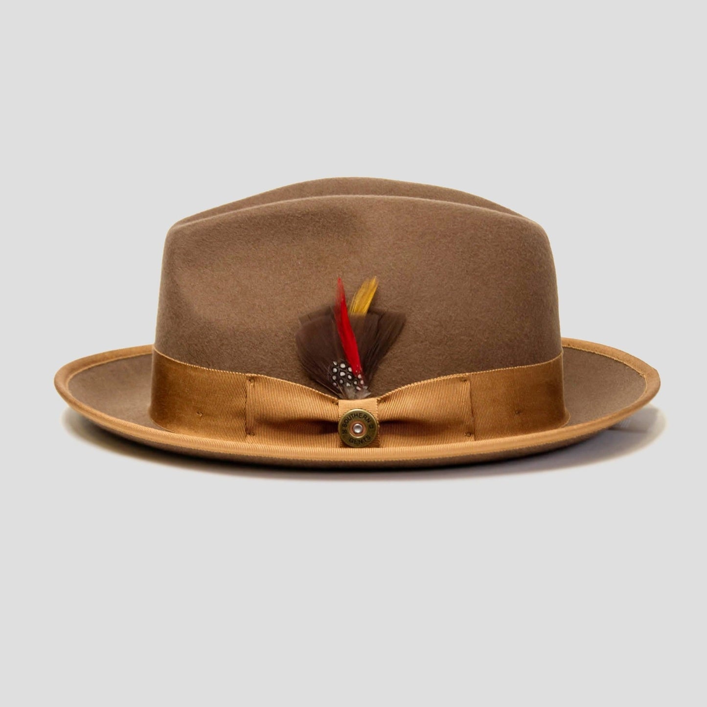 Trilby Fedora Hat – Brown