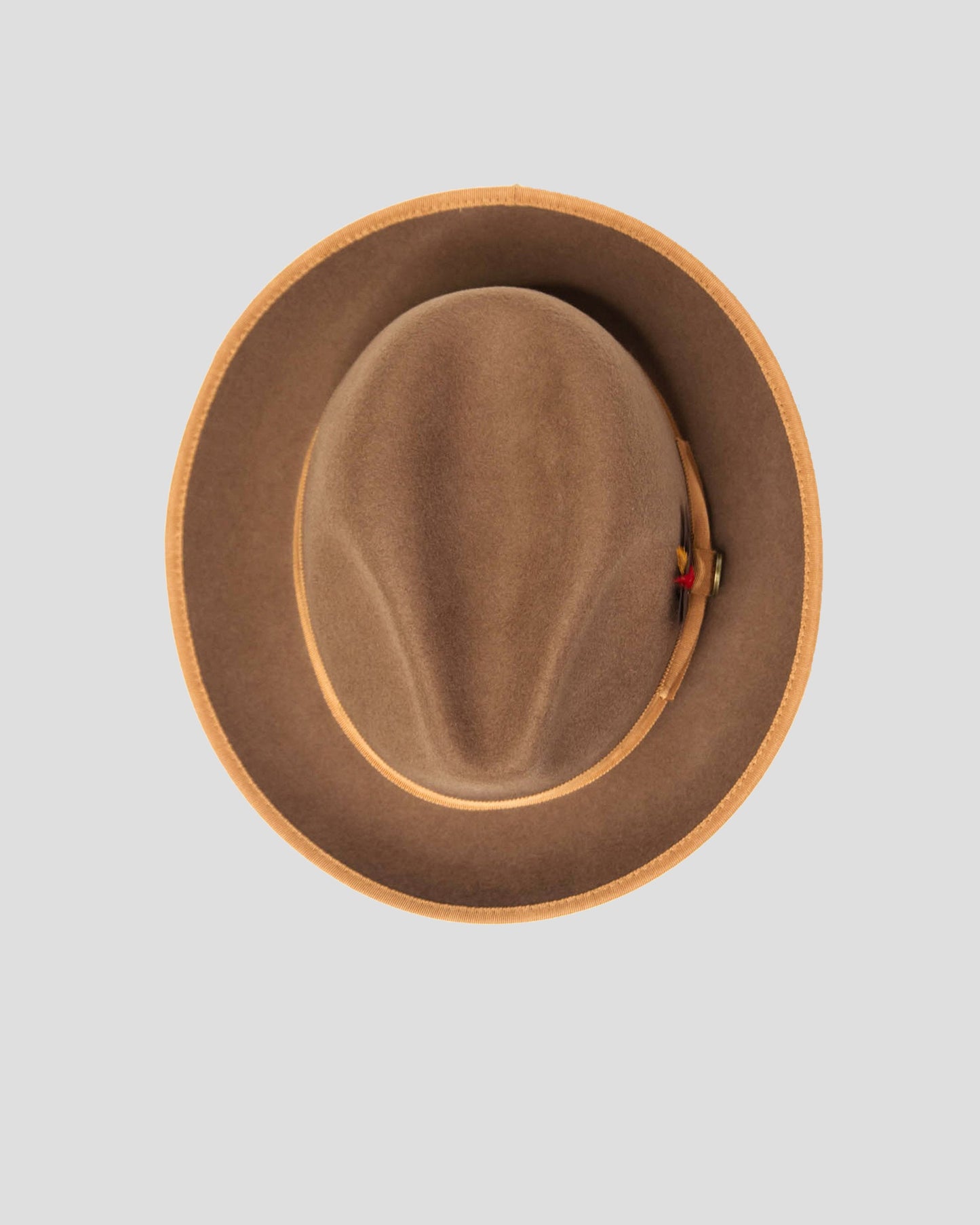 Trilby Fedora Hat – Brown