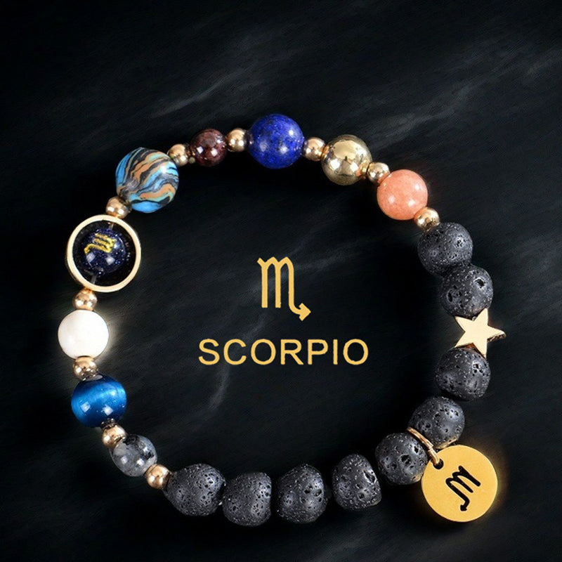 Volcanic Stone Constellation Bracelet