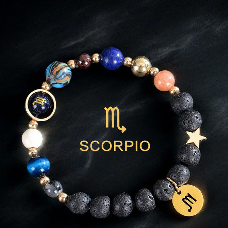 Volcanic Stone Constellation Bracelet