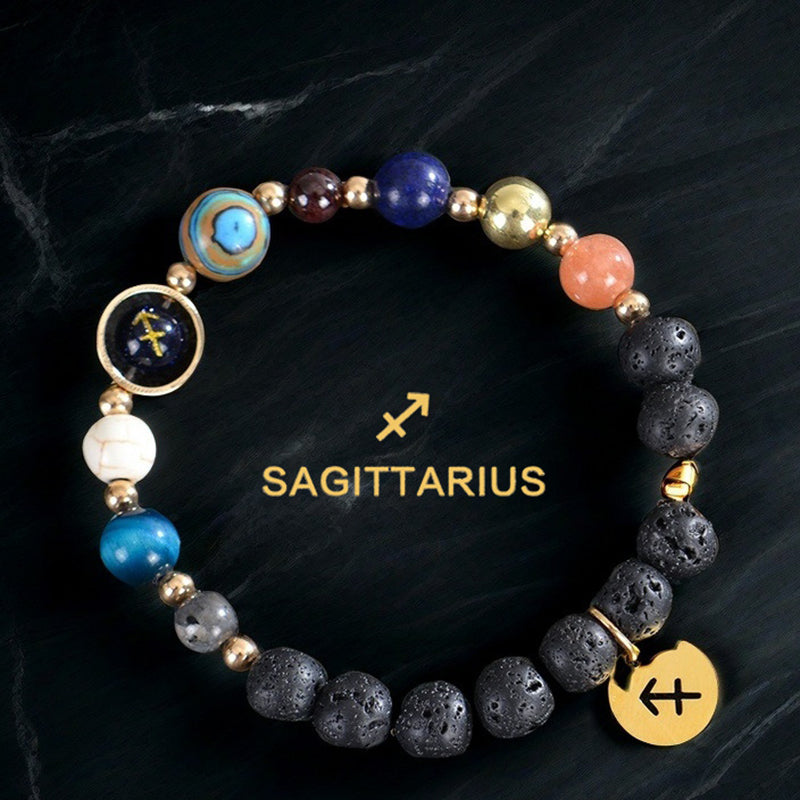 Volcanic Stone Constellation Bracelet