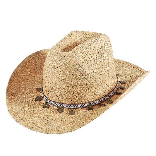 Western Straw Vintage Cowboy Hat